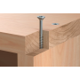 Vis à bois universelle ASSY® 4 CSMP Acier zingué, filetage partiel, tête fraisée autofraisante à facettes