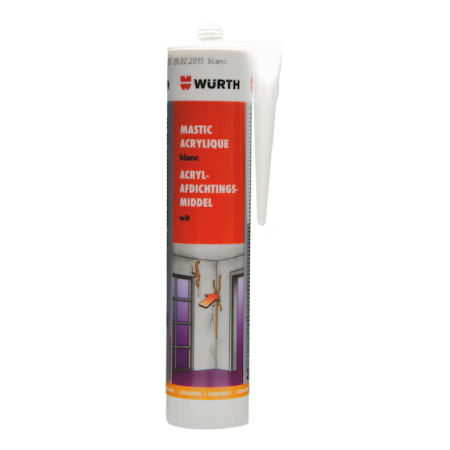 Mastic Acrylique standard Blanc 310ml